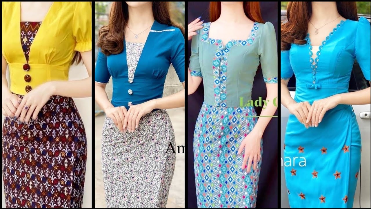 myanmar dress design Traditional Myanmar Dress Design