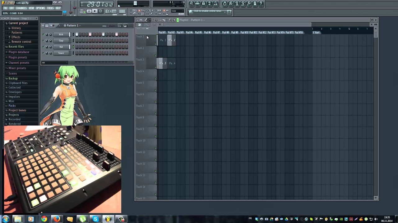 APC 40 & Fruty loops - YouTube
