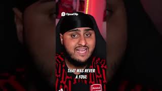 New castle mad at the best defender in the world  #football #arsenal