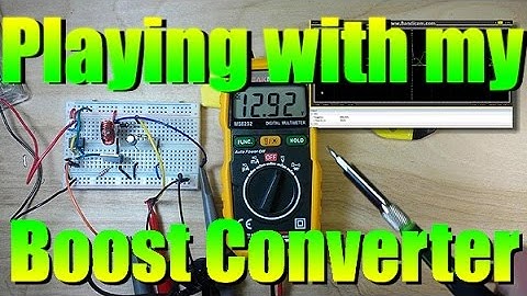 Playing with my boost converter