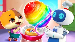 yummy robot snack maker good habits for kids kids cartoon mimi and daddy