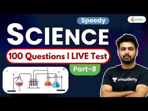 General Science | Speedy Science 100 Questions Live Test (Part -8) | GS by Aman Sir