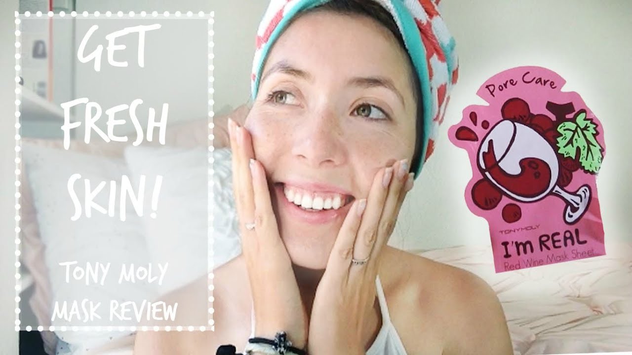 tonymoly face mask review red wine mask sweetbee youtube tony moly face sheet mask