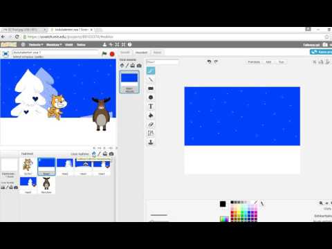 Scratch - miten tehdä peli, jossa tausta liikkuu OSA1