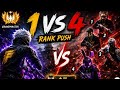 SOLO VS SQUAD⚡ Full Gameplay😱 [ Free Fire ] #viralvideo