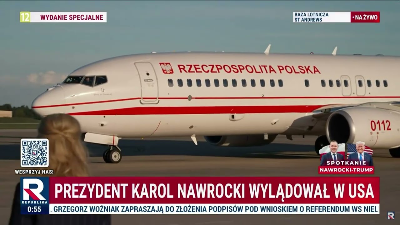 Prezydent Karol Nawrocki wylądował w USA | Tylko u nas | Wydanie Specjalne