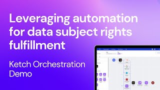 Leveraging automation for DSARs - data subject rights fulfillment [Ketch Orchestration Demo]