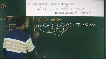 Pfp-1 motion in a plane numericals based on dot or scalar product of vector   #11thphysicsadda