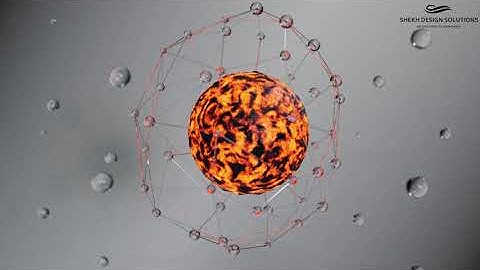 Nuclear-Molecular Sphere looping blender 3D Animation | Cycle Render | Blender particle | Wireframe