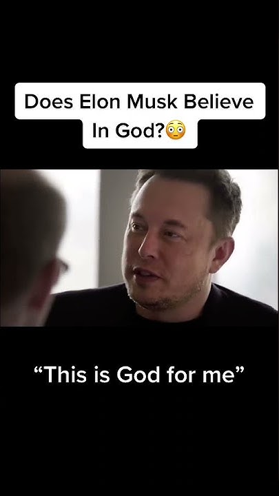 Does Elon Musk Believe in God? - ELON MUSK 💸 #shorts #lifestyle #