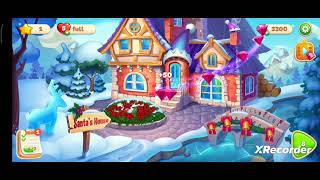 Christmas Sweeper 4 Match-3 - Levels 1-10 gameplay - Area 1 finished - design match game screenshot 4