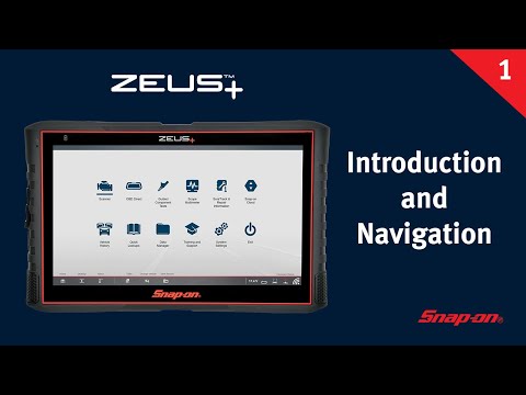 Introduction And Navigation: Zeus | Snap-On® Training Solutions®