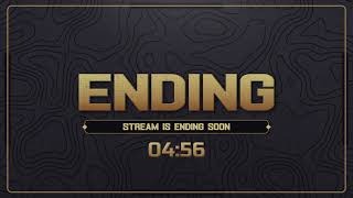 Grey Gold Animated Stream Overlay Package