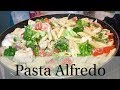 Pasta Alfredo con Pollo y Cámaron | Fácil y Rico