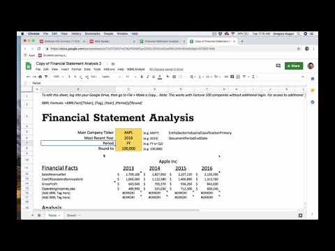 Lab 1   1  XBRL Financial Statement Analytics