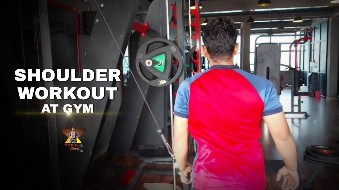 How to do Cable one Arm Lateral Raise Shoulder workout YouTube