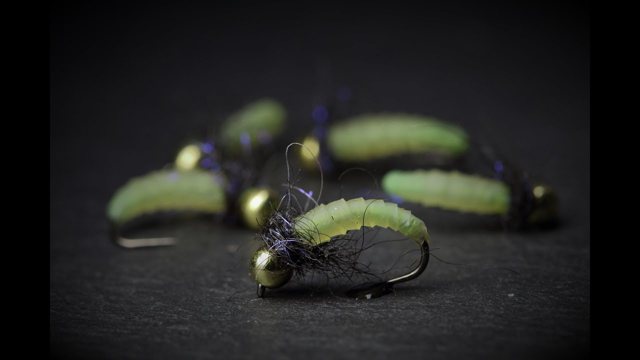 How to tie a Caddis Larva YouTube