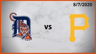 Detroit Tigers Condensed Game (8/7/2020) Pittsburgh Pirates Condensed Game