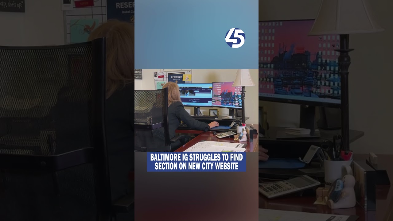 IG Изабель Мерседес Камминг впервые увидела новый многомиллионный веб-сайт Балтимора.