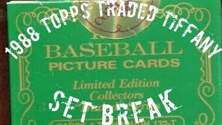 1988 Topps Traded Tiffany Set Break. A Trip Down Yankees Memory Lane