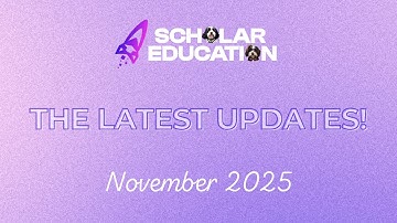 Scholar Platform Updates | November 2025!