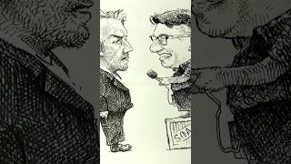 Editorial cartoonist draws Ian Hanomansing