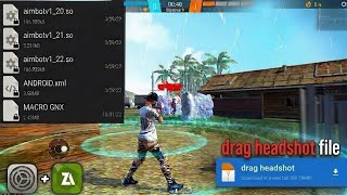 drag headshot file🗃 free fire body headshot regedit config file📂 working all servers🌍  screenshot 1