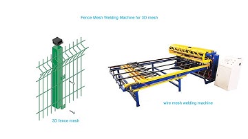 Fence Panel Wire Mesh Welding Machine for 3D Mesh