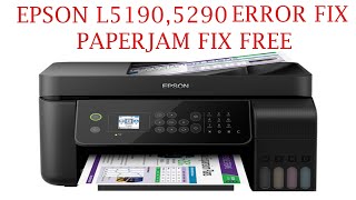 How to repair EPSON L5190 always paper jam error ( PRINTER REPAIR)