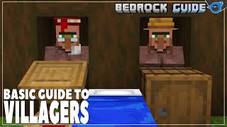 Basic Guide to VILLAGERS and VILLAGER TRADING! | Bedrock Guide S2 Ep9 | Survival Tutorial Lets Play