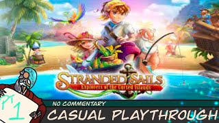 [EP.1] STRANDED SAILS - Explorers of the Cursed Islands (No Commentary) Playthrough