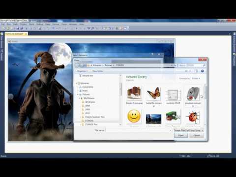 Visual Basic 2010 ~ Using Arrow Keys to Move Controls ~ Flying Witch App