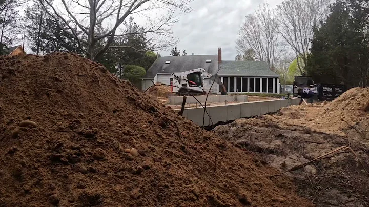 Backfill garage foundation