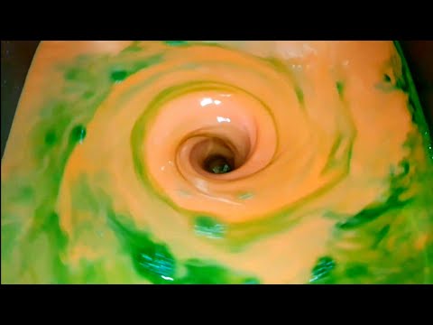 Sink water vortex but with colors