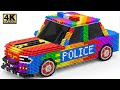How To Make Most Beautiful Police Car | Amazing ASMR With LEGO, Magnetic Balls