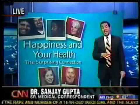Laughter Yoga on American Morning (CNN) with Sanja...