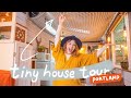 Portland Tiny House Tour (w/ huge hammock!)