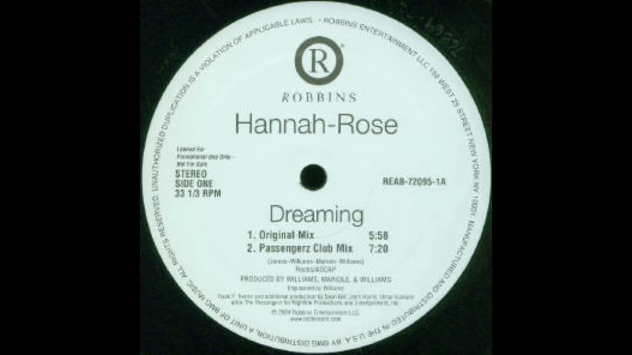 Hannah-Rose - Dreaming [Vinyl 12"] 2004
