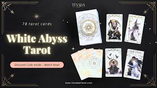 Abyss Tarot Deck 2026 Edition Flip Through | Gothic Indie Tarot Review (White)