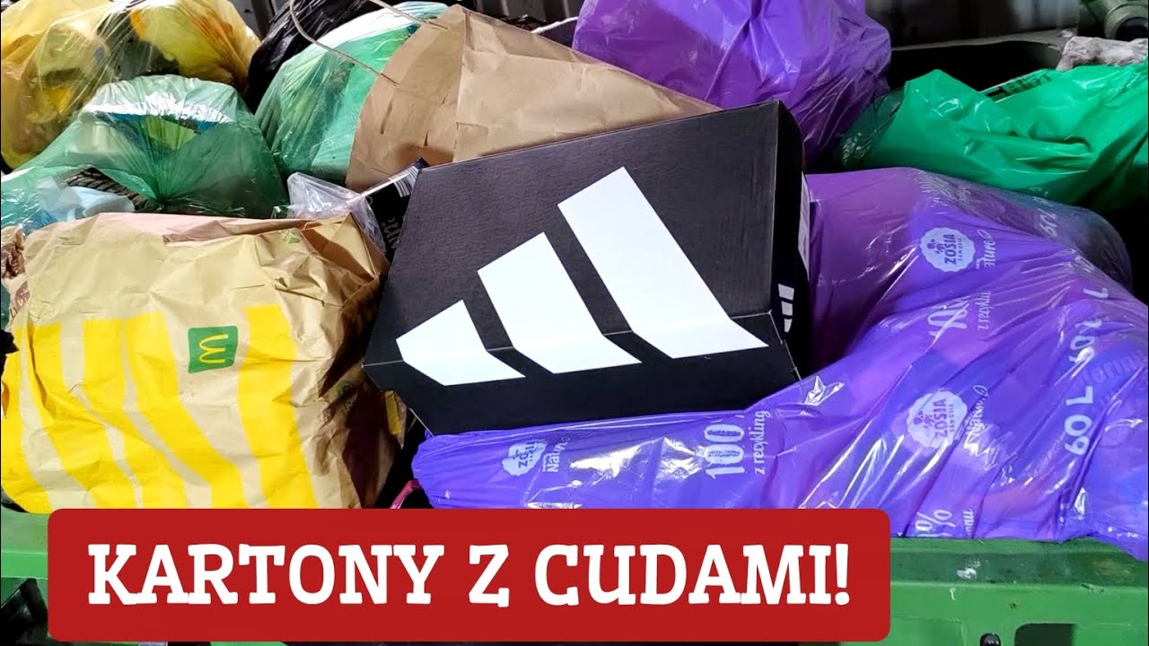 Ludzie wyrzucają do śmieci CUDA ukryte w kartonach! [SKARBY] Śmietnikowy Raj #249