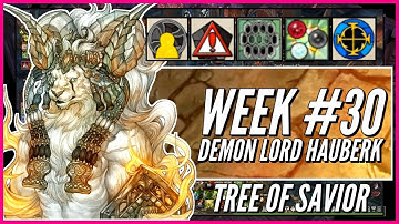 [Week #30] Weekly Raid Boss: Demon Lord Hauberk Guide | Tree of Savior