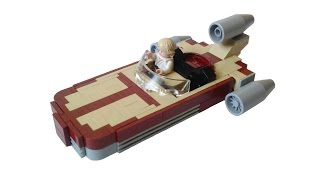 Lego Star Wars Lukes Landspeeder MOC (Subscribers Request)