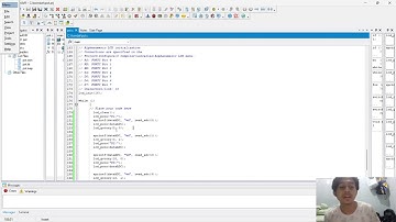 Merangkai ATmega32 dan potensio meter sebagai inputannya dan LCD sebagai output