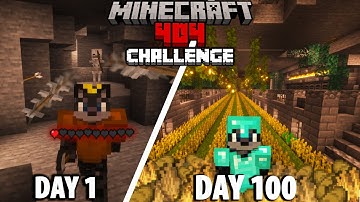 I Survived 100 Days in Minecraft