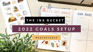 2022 Goals Setup | Ink Bucket Planner 2022 Setup | Sanjana Raj