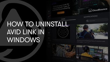 How to Uninstall Avid Link in Windows