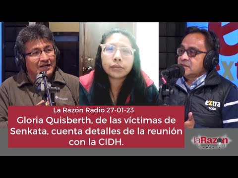 Gloria Quisberth, de las víctimas de Senkata, cuenta detalles de la reunión con la CIDH.