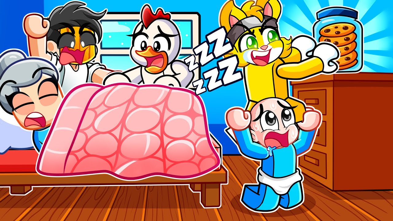 ROBAMOS TODAS las GALLETAS de MI ABUELA en Roblox 😱🍪