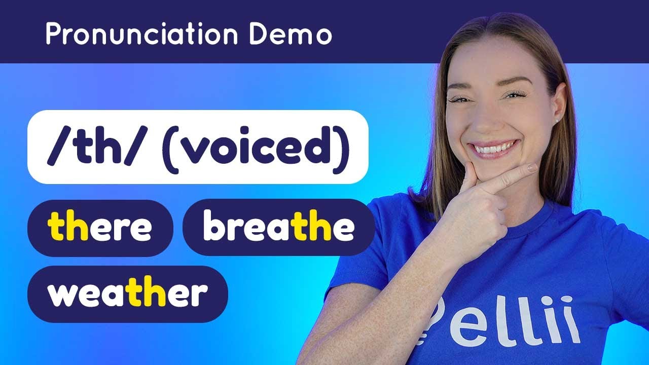 Pronouncing th voiced  English Pronunciation Lesson Part 1