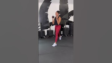 Split squat with rotation